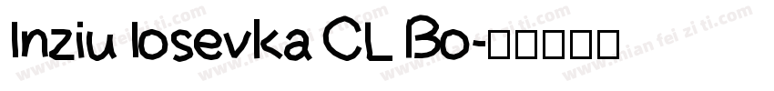 Inziu Iosevka CL Bo字体转换